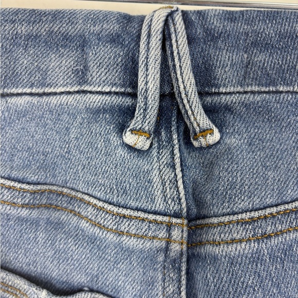 Good American Medium Wash Destress  Skinny Jeans 4/36 - Picture 2 of 4